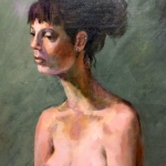 Ailia, oil on canvas, 45cm x 60cm