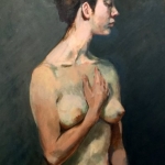- SOLD -  Ailia, oil on canvas, 85cm x 70cm