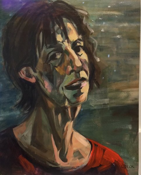 Self,oil on stretched canvas, 40cm x 60cm