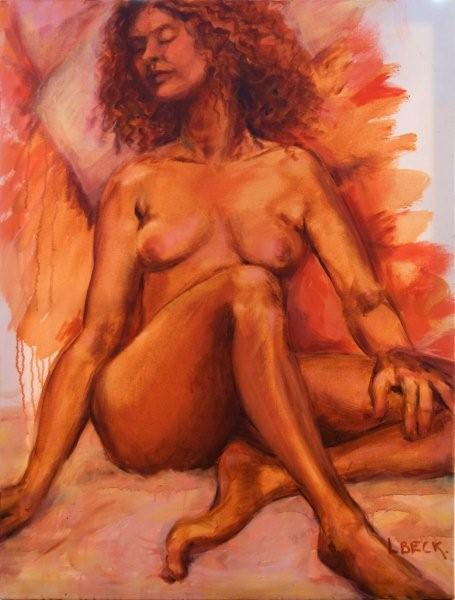 - SOLD -  Arthouse Nude, oil on canvas,  60cm x 90cm