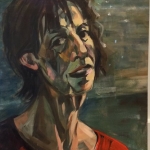 Self,oil on stretched canvas, 40cm x 60cm