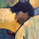Eastern Profile, oil on canvas, 40cm x 55cm