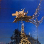 - SOLD- Dance of the Cranes, oil on canvas