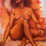 - SOLD -  Arthouse Nude, oil on canvas,  60cm x 90cm