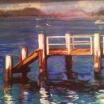  - SOLD - Snails Bay Birchgrove, oil on canvas