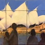  SOLD $3300   Flight of the Opera House, oil on canvas, 120cm x 90cm