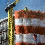 The Project Manager - oil on canvas, 25cm x 35cm