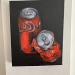 -SOLD - "Canned" oil on canvas 30cm x 25cm 